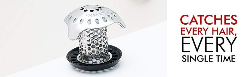 SinkShroom Ultra Revolutionary Bathroom Sink Drain Protector, Stainless Steel for Bathroom Sinks, Clog Prevention for Home Drains