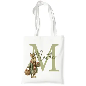 Personalized Easter Baskets Tag Custom Easter Basket Name Bunny Basket Name Tags Easter Baskets Decoration for Boys Girls
