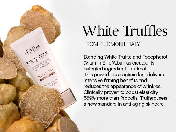 [OFFICIAL d'Alba] [2 Bottles Set] White Truffle Waterfull Tone Up Sunscreen Serum (Total 3.38 fl oz)