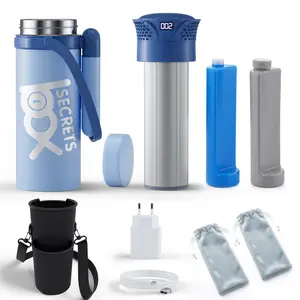 SECRETSBOX Portable Insulin Cooler, USB Rechargeable, TSA Approved, Keeps Medication 2-8°C, Travel-Friendly for Diabetics – Convenient and Reliable