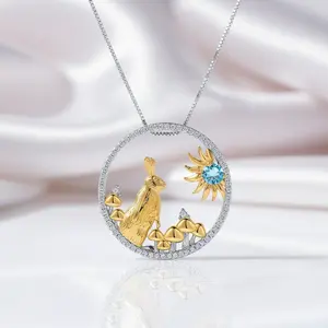 Year Of The Rabbit- Natural Gemstone Handmade Rabbit Necklace