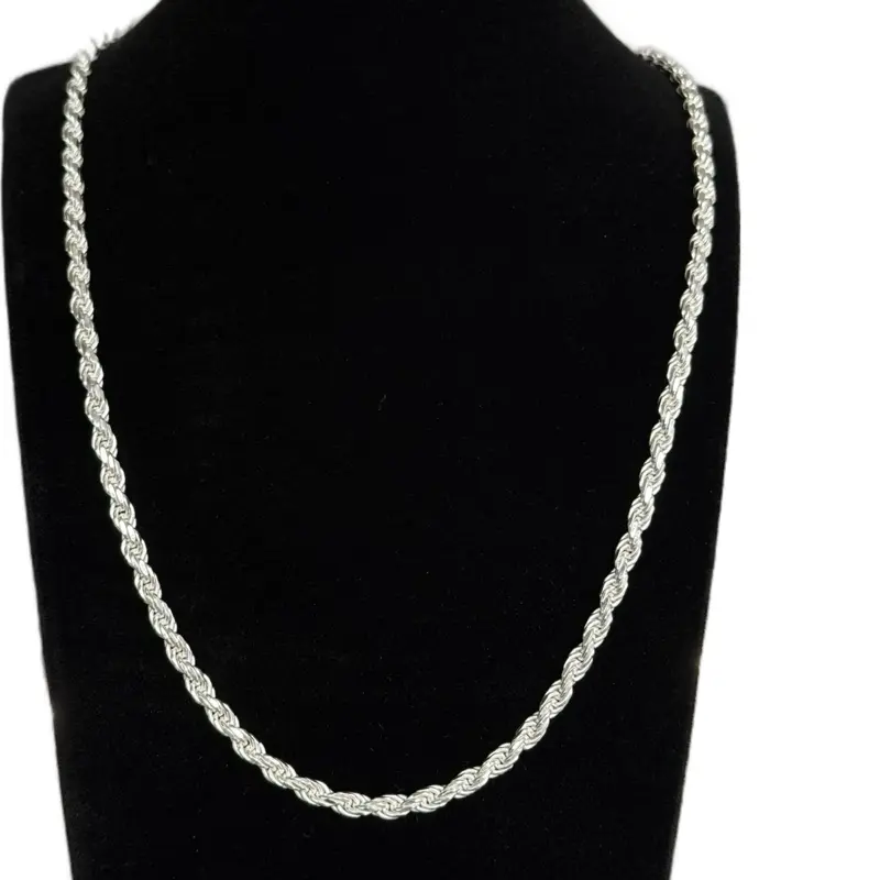 S925 4mm rope chain