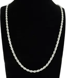 S925 4mm rope chain