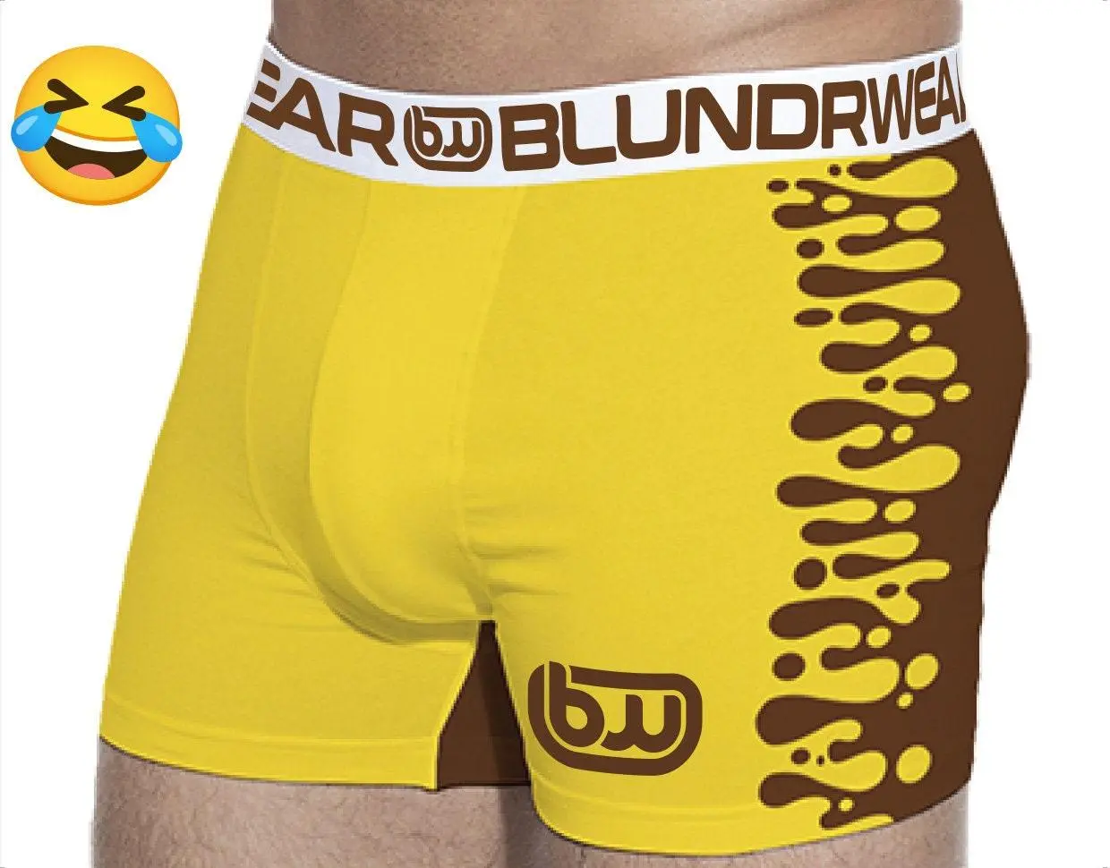 Funny Gag Gift Underwear for Men | White Elephant Gift | Camouflage Boxer Briefs | Bachelor Party | Stocking Stuffer | Blundrwear
