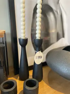 Concrete Taper Candle Holder (Set)