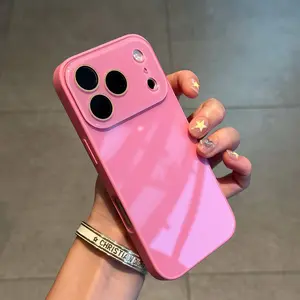 Barbie Pink-Minimalist Phone Case for 17 16 15 14 13 Pro Max 3 Camera Anti-Scratch Stylish Protection & Sleek Design