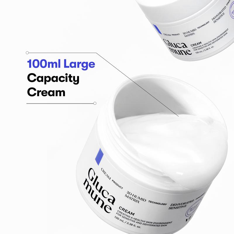 [VT Official] VT GLUCAMUNE CREAM, Moist & soothing essence with 57% Glucamune for dry and sensitive dehydrated skin pore perfection