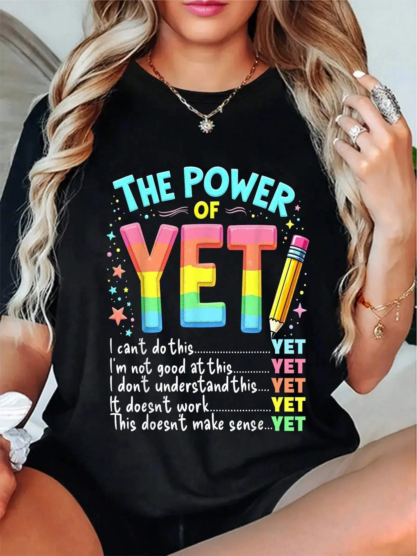 The Power Comes From Kind Teachers Growth Mindset Motivation T Shirt