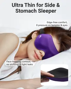FACEMOON 3D Sleep Mask Light Blocking | Zero-Pressure Eye Cups for Night Shift Day Sleep | Lightweight Comfort | Night Routine