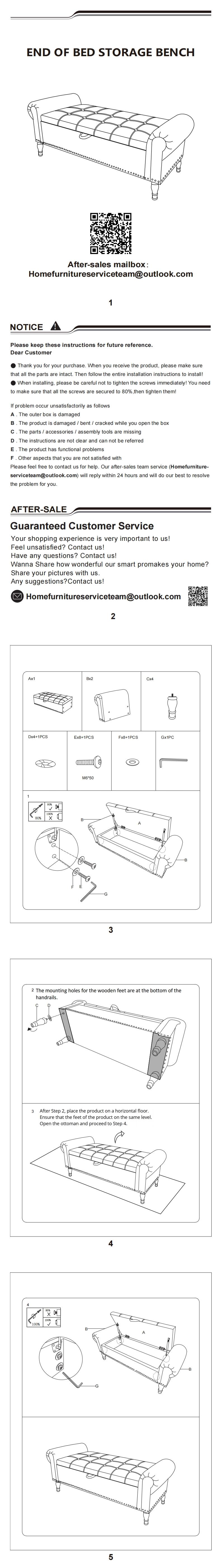 YOUDENOVA 60''/51'' Storage Ottoman Bench, Queen Size End of Bed Storage Bench, Upholstered Sitting Bench for Front Door Entrance,Bedroom,Dining Room, Entryway modern Spring Break