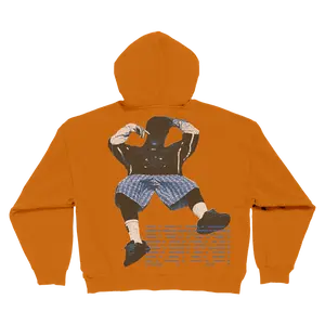 HIT ME HARD AND SOFT: THE TOUR Orange Dateback Zip Hoodie