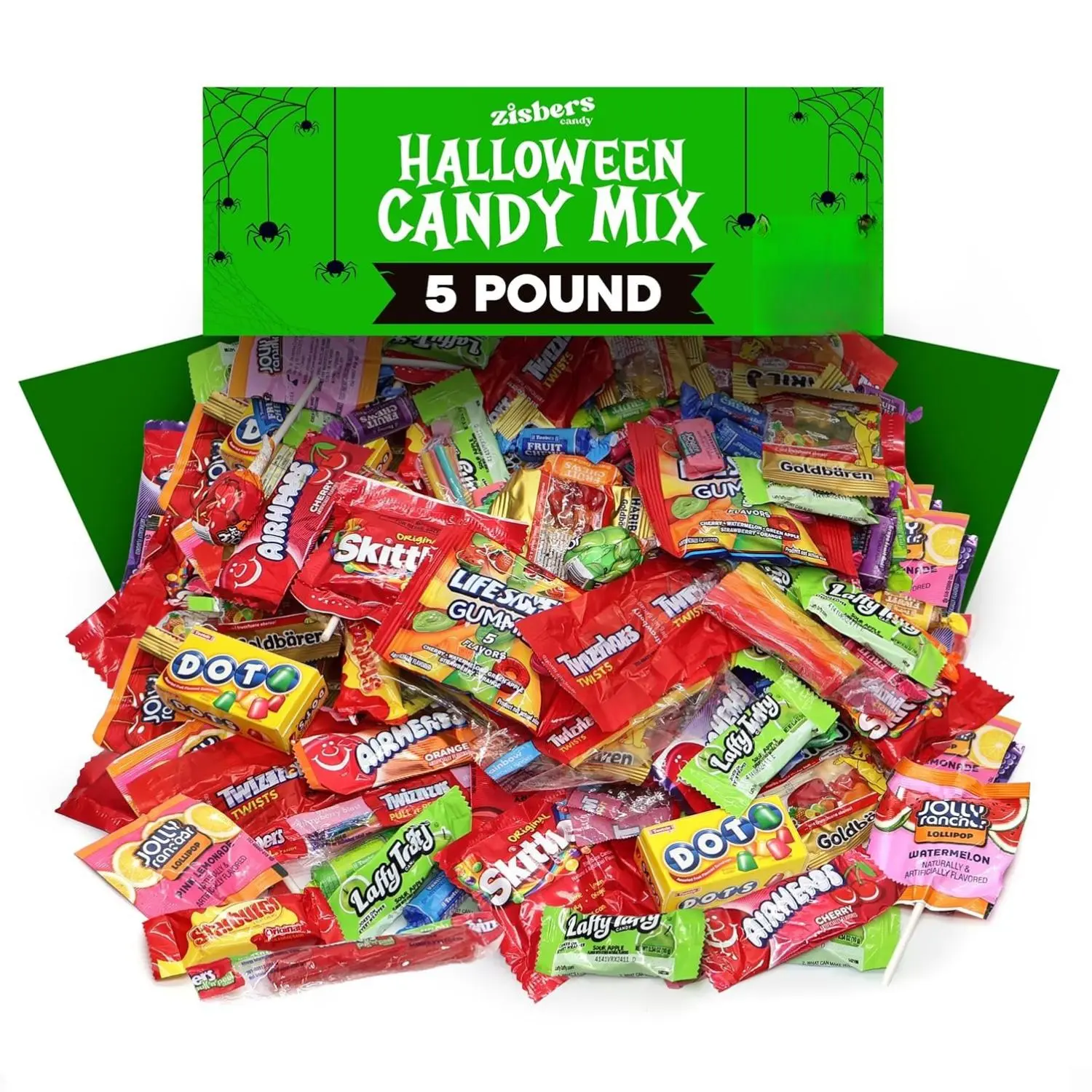 Halloween Candies - 5 Pounds - Bulk Birthday Candy Assortment - Individually Wrapped Candies