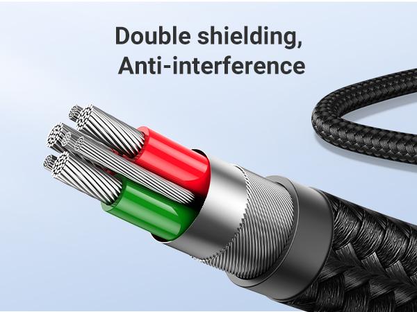 UGREEN USB B to USB C 6.6 FT Printer Cable, Nylon USB B to C Cord for MacBook Pro/Air, MIDI Cable Compatible with Yamaha Piano Keyboard, DAC, DJ Controller for iPad