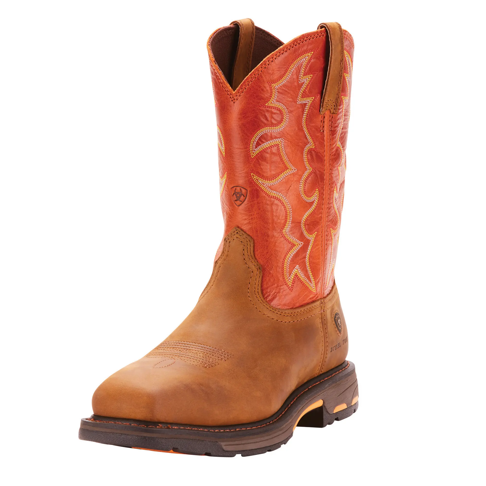Men's WorkHog Wide Square Toe Steel Work Boots