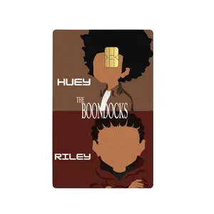 Huey & Riley Freeman Debit Card Sticker, The Boondocks Aesthetic Card Skin
