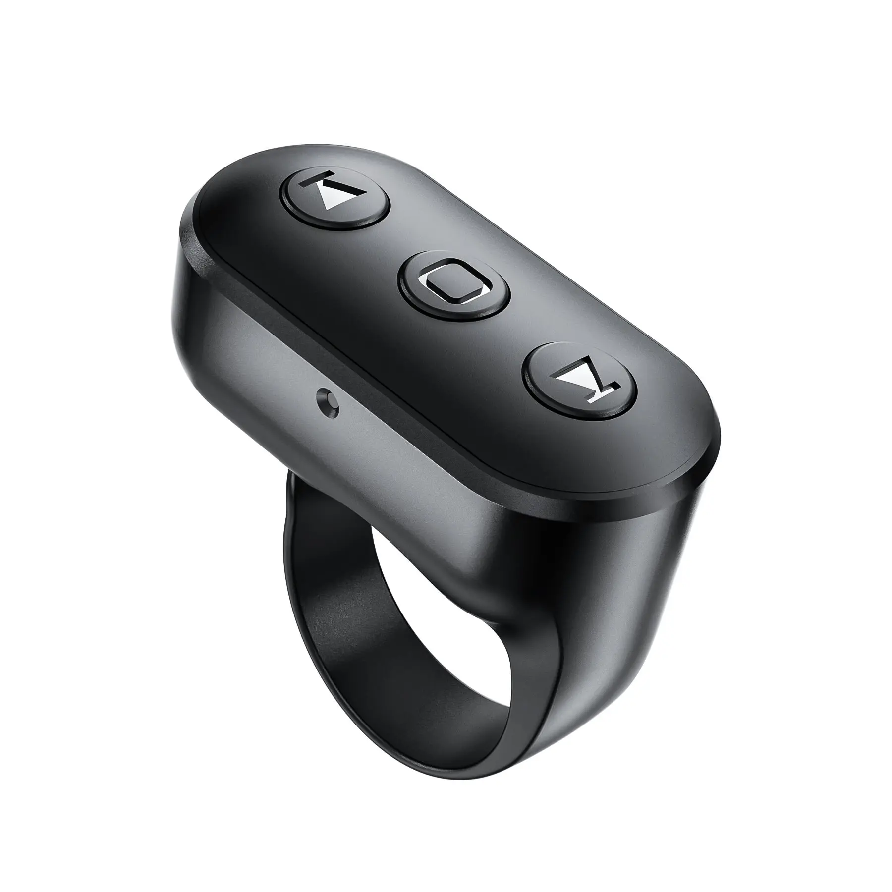 Wireless Scrolling Ring Remote Camera Accessory - Smartphone/Device Page Turner, Fingertip Clicker, Landscape-Portrait Control, Compatible with iPhone, iPad, Android Phones & Tablets (Easy Connection)
