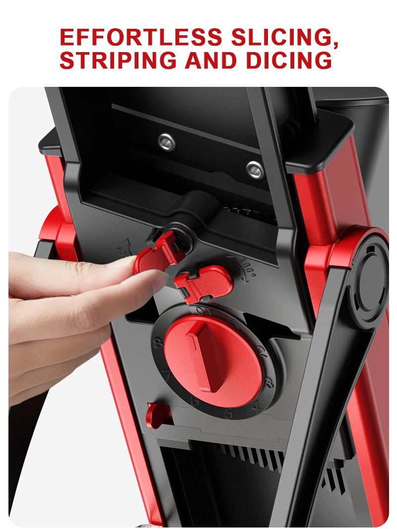 【ONCE FOR ALL】Press-type Multifunctional Vegetable Slicer with 4 shapes and 8 thicknesses adjustable. No need to replace blades; simply turn the knob.Strong SuctionCup Base, Kitchen Utensils Vegetable Slicer DicerFruit Vegetable Slicer Gadgets Kitchen out 【ONCE FOR ALL】Press-type Multifunctional Vegetable Slicer with 4 shapes and 8 thicknesses adjustable. No need to replace blades; simply turn the knob.Strong SuctionCup Base, Kitchen Utensils Vegetable Slicer DicerFruit Vegetable Slicer Gadgets Kitchen out
