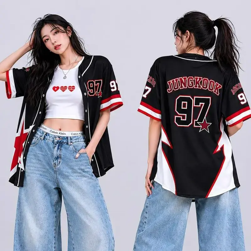 Arirang Tour Baseball Jersey, Kpop Concert Fan Shirt, ARMY Inspired Fan Apparel, World Tour Music Merch, Streetwear Outfit, Gift for Fans