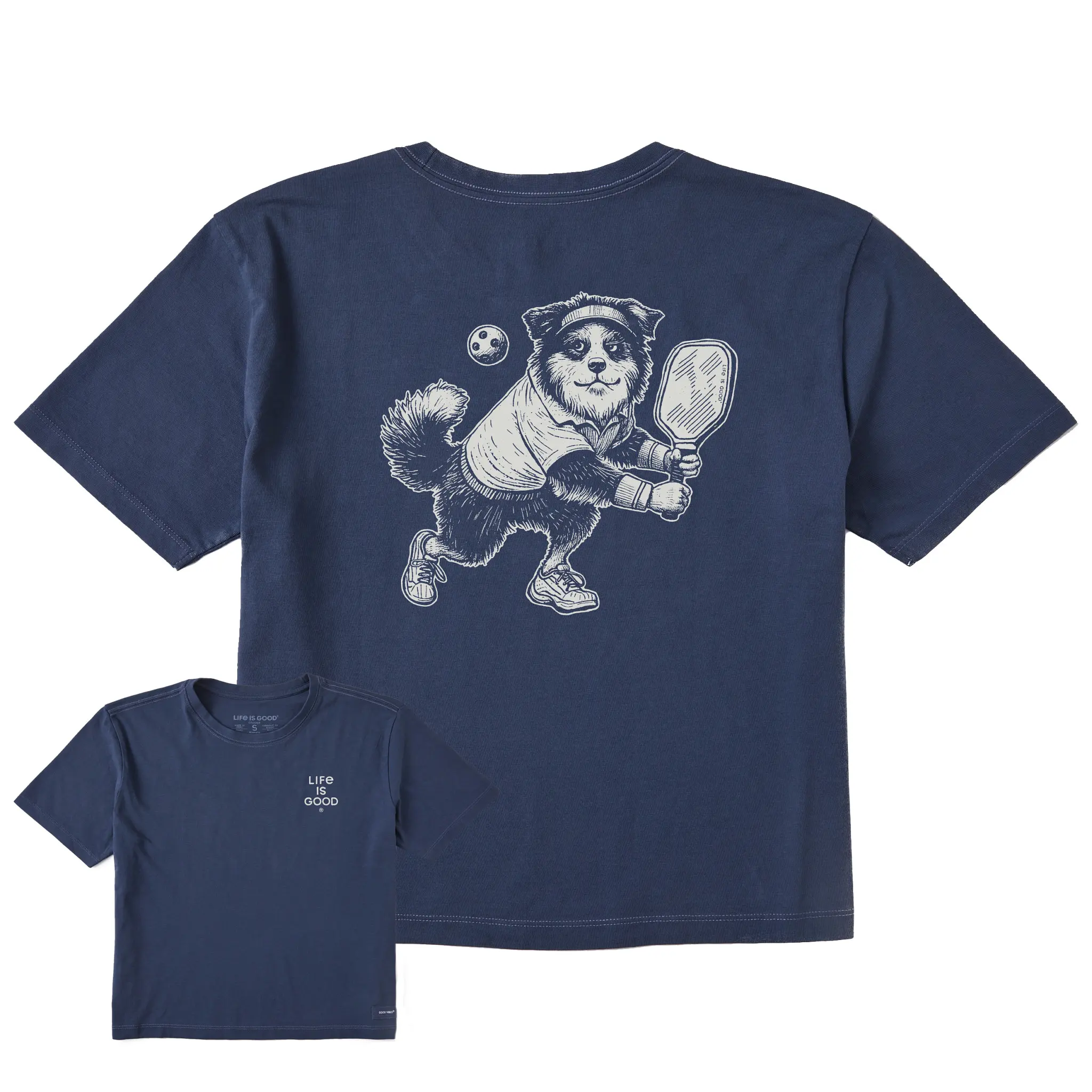 Women's Bert's Aussie w Pickleball Short Sleeve Crusher Boxy Tee