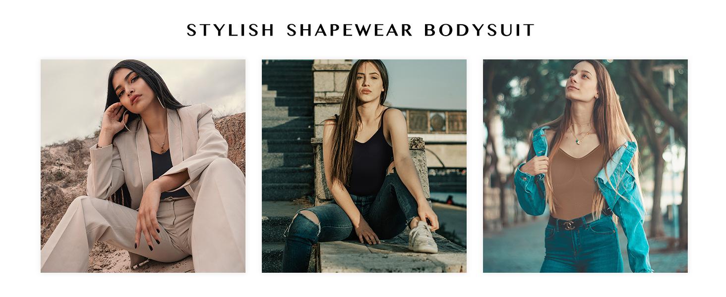 Women's Seamless Shaping Long Sleeve Thong Comfortable Bodysuit for Tops and Underwear Lady Comfort Basic Springtok