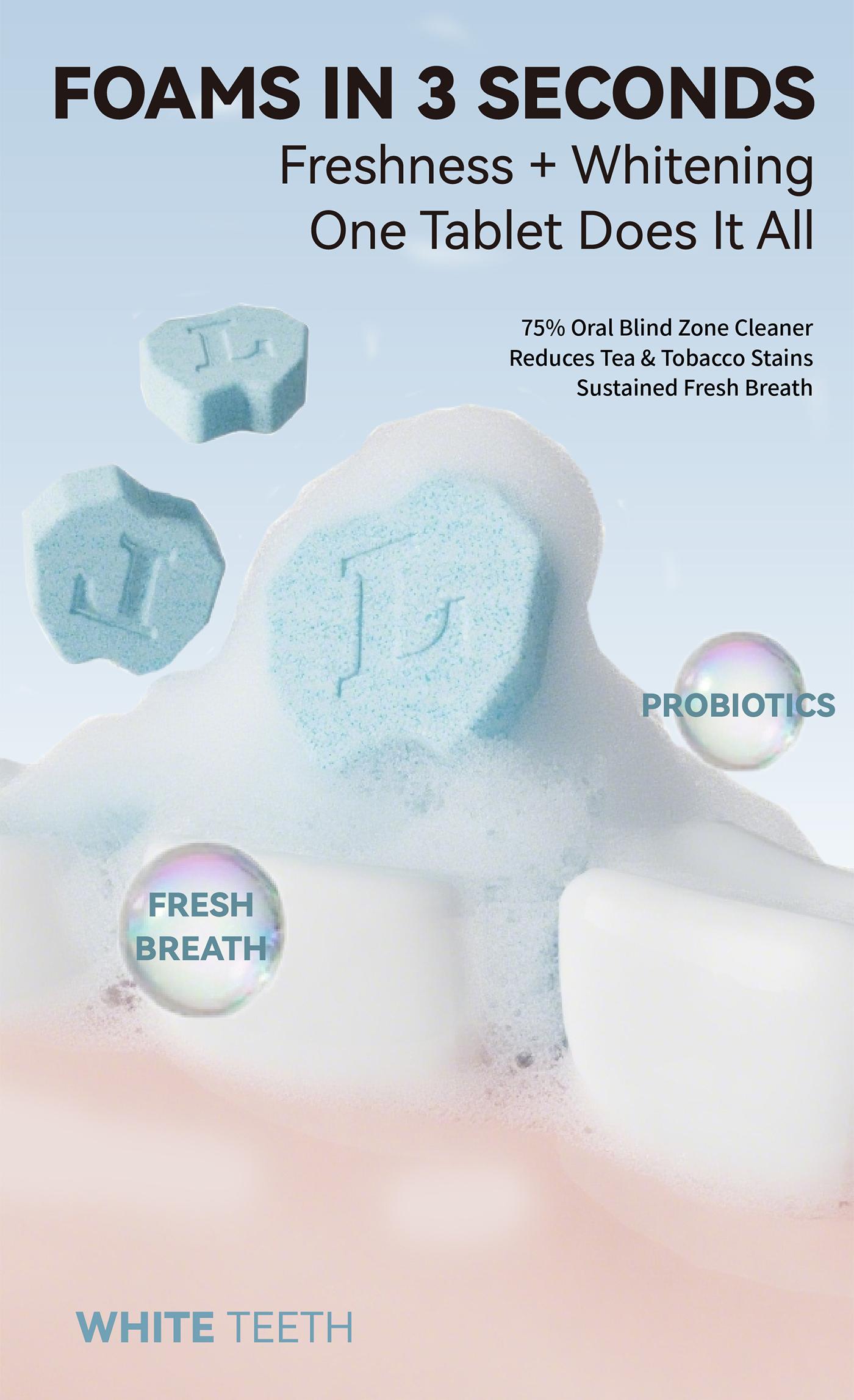 LUHA No-Brush Toothpaste – Fluoride-Free,Brightening,Eco-Friendly & Convenient | Long-Lasting Fresh Breath | Removes Stains & Plaque | With Probiotics & Pearl Powder | Safe for Adults & Kids #dealsforyoudays Compact Size Oral