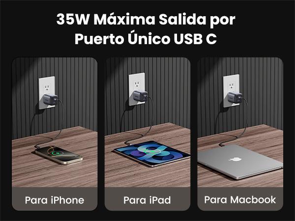 UGREEN Nexode 35W Super Fast Charger. Fits iPhone 17,16,15 Pro Max, Samsung S25 Ultra & more. GaN tech. Charging wonder!--TikTokShopBlackFriday ,Tiktokshopstockup