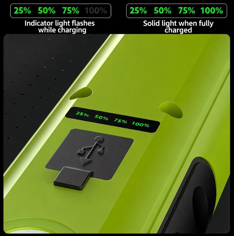 BougeRV  Adjustable COB LED Stick Work Light, 800 Lumens Compact Handheld Utility Light with Built-in 3000mAh Rechargeable Battery, Multiple Mounting Options for Garage, Auto Repair, Emergency & Workshop Use  1PCS