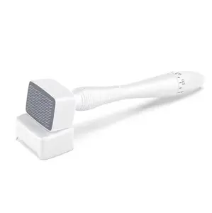 Titanium Derma Stamp - 0-3.0mm Needle Length, 140 Titanium Needles, ABS Ergonomic Handle, Designed for At-Home Skin Care, Helps Enhance Absorption of Skincare Products, Suitable for Face and Body Use.