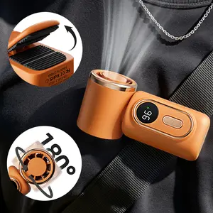 Mini Clip Fan Rechargeable 3000mAh Portable Fan with Clamp, 180° Adjustable Strong Airflow Personal Fan for Stroller Desk Travel Camping Office USB Cooling Fan