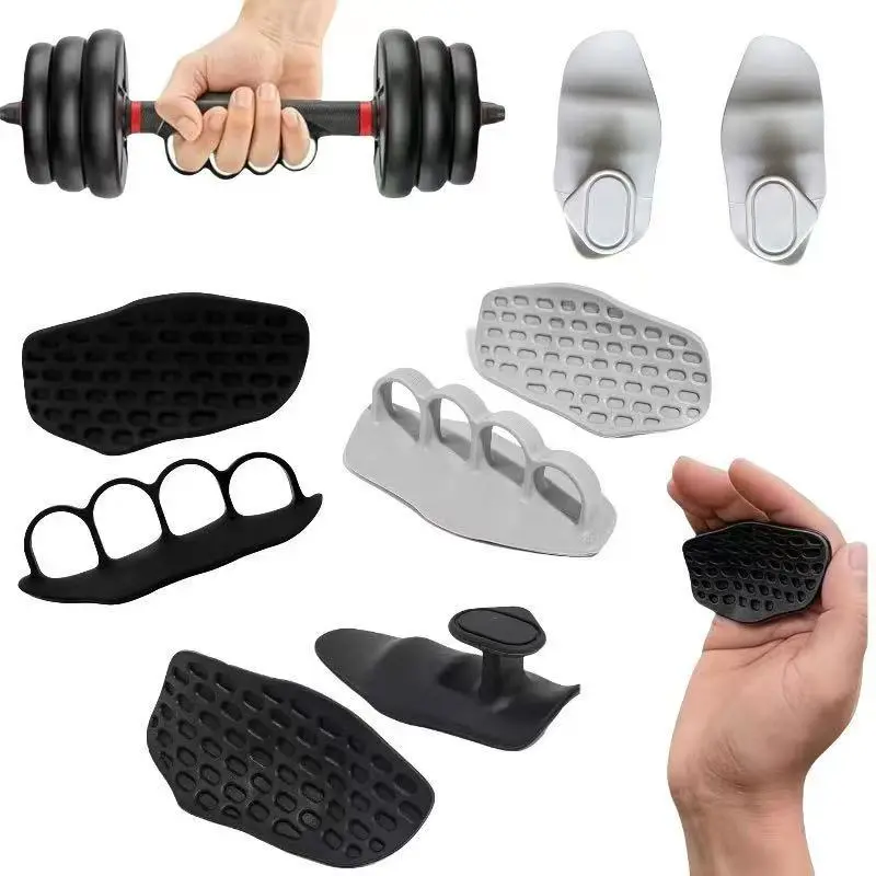Silicone Gym Grip Pads - Anti-Skid Palm Padding, Strength Training Accessories for Weightlifters, Ideal for Weightlifting, Pull-Ups, Crossfit Enthusiasts, Anti-Skid Weight Lifting Gloves Alternative