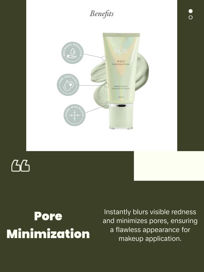 PUR - 4-in-1 Correcting Primer Redness Reducer Firming Primer