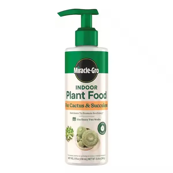 8 oz. Liquid Succulent Plant Food - Convenient Size Garden Fertilizer with Versatile Use for Indoor Succulents, Cacti, Aloe Vera Houseplants