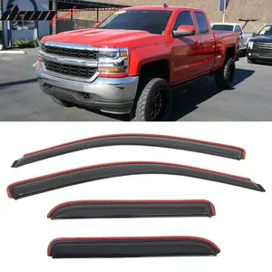 Window Visors for Chevy Silverado GMC Sierra 1500 Extended Cab 2014-2019