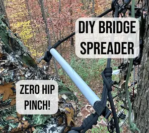 Saddle Hunting Bridge Spreader / Hip Pinch DIY Kit For Bow Hunters