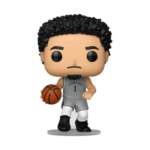Funko Pop NBA San Antonio Spurs #230 Victor Wembanyama Vinyl Figure 4.5 in Tall in Statement Edition Uniform with Pop Protector