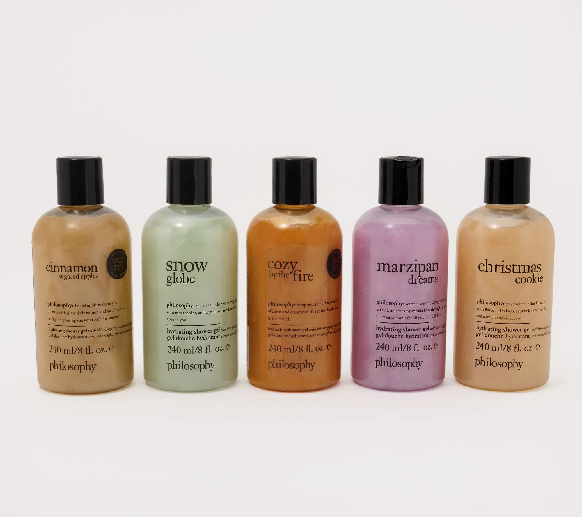 philosophy 5-piece 8oz seasonal shower gel collection