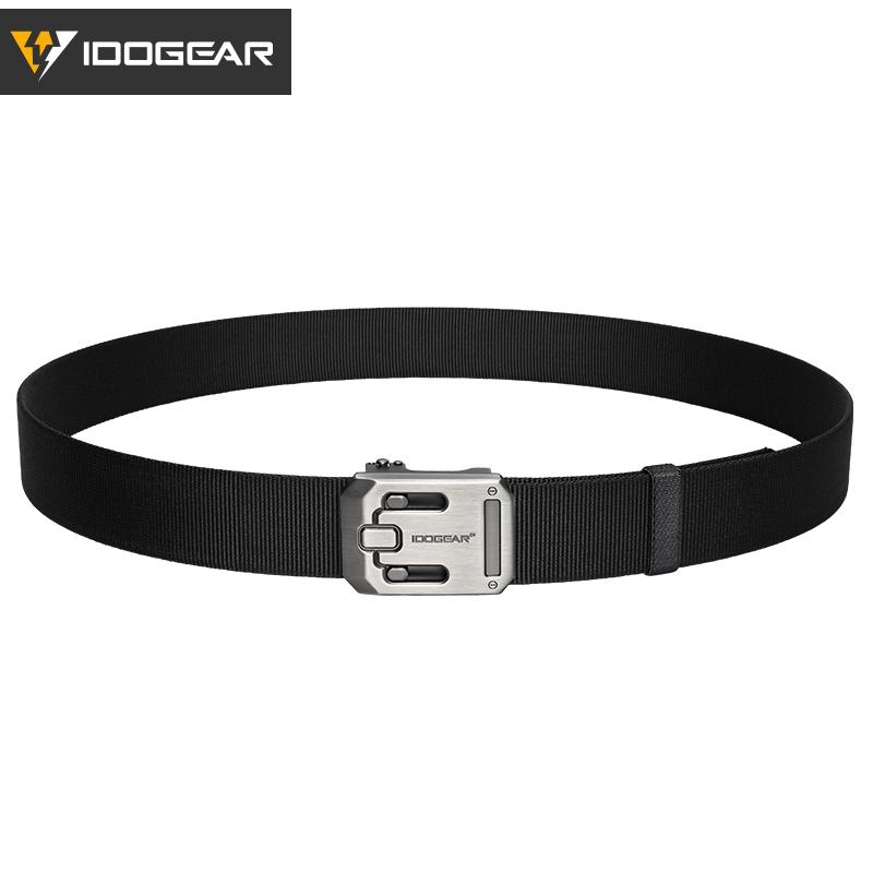 IDOGEAR Tactica 1.5" Nylon Durable Belt with Magnetic Buckle One-Hand Quick-Release Reinforced Steel CCW Belt 3446 SpringStatements