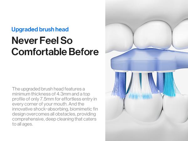 usmile Y20 PRO AI Powered Electric Toothbrush, Personalized Cleaning with 25x More Plaque Removal and 90-Day Battery Life