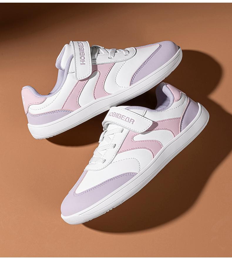 HOBIBEAR Leather Wide-Toe Hiking Shoes Outdoor Sports Shoes Campus Daily Casual Shoes Women's Walking Shoes