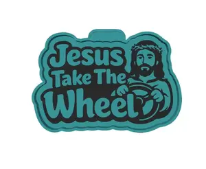 Jesus Take The Wheel Freshie Mold