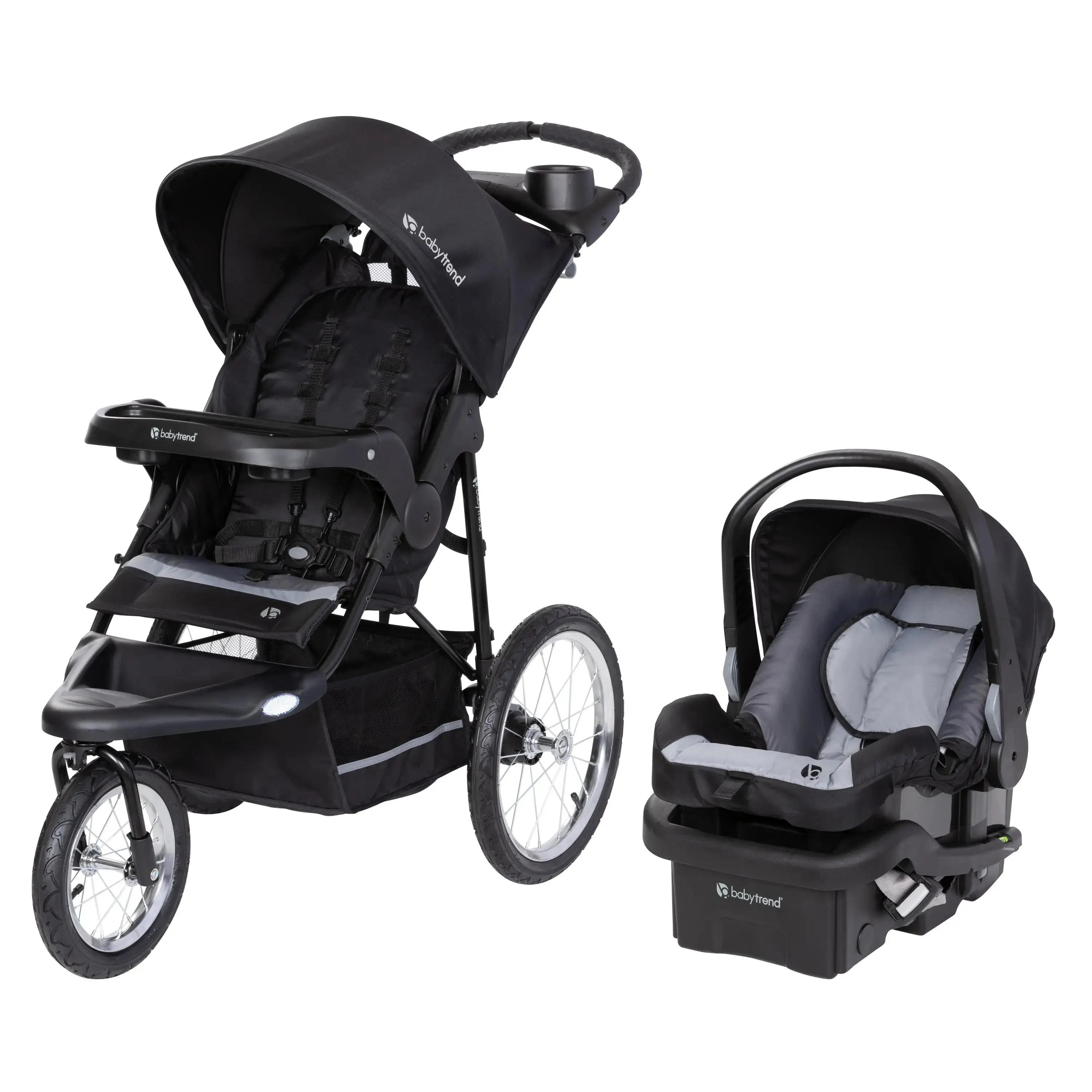 Baby Trend Expedition® Jogger Travel System | Stroller/Car Seat Combo With Easy Trigger Fold