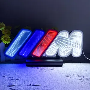 llM Car Tunnel Light - Adjustable Neon Lights for Auto Shop, Man Cave, Bedroom, Garage & Garage Wall Decor