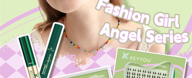 KEYYOU Angle A09 Lash Clusters  Invisible Band Waterproof Long-Lasting Lashes for Natural Voluminous Look Easy Application Ideal for Daily Wear and Special Occasions TikTok Shop FebruaryFaves