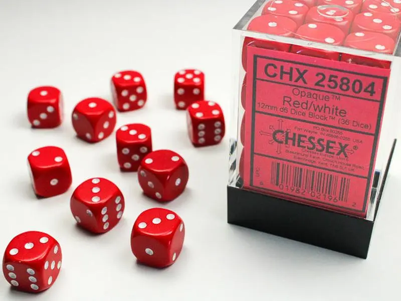 Chessex Solid Color 12mm Mini D6 Dice