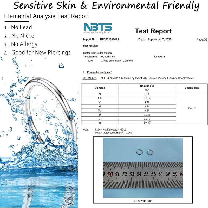 MILACOLATO 20G 18G 16G 14G Septum Hinged Nose Rings Click Ring G23 Titanium Nose Ring Hoops for Lip Helix Tragus Daith Rook Cartilage Lobe Earrings Conch Piercing Jewelry Hypoallergenic Nose Rings for Women Men Daily MILACOLATO 20G 18G 16G 14G Septum Hinged Nose Rings Click Ring G23 Titanium Nose Ring Hoops for Lip Helix Tragus Daith Rook Cartilage Lobe Earrings Conch Piercing Jewelry Hypoallergenic Nose Rings for Women Men Daily