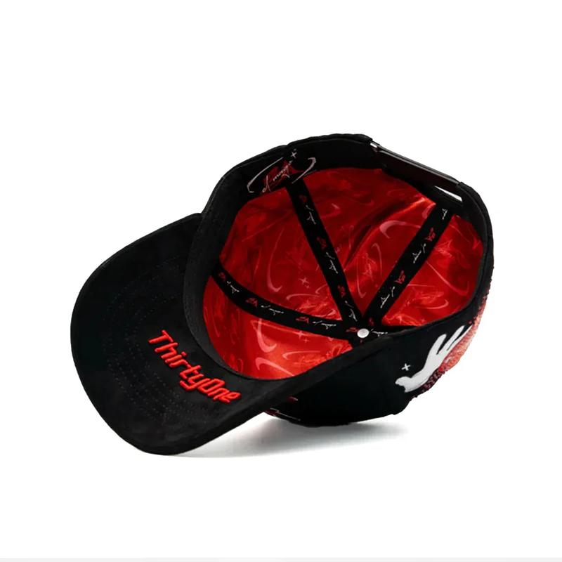 Red 31 Adjustable Streetwear Baseball Cap for Hip Hop Men and Women Luxury Hat for Daily Wear