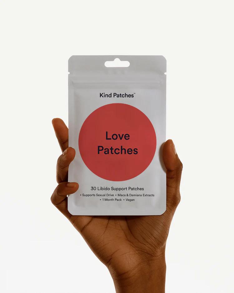 Kind Patches Blush Bundle: 30 Love Patches + 30 Mojo Patches, Sensual Flow Support, Natural/Daily Vitality Support, Health Confidence, Natural Ingredient, Vegan