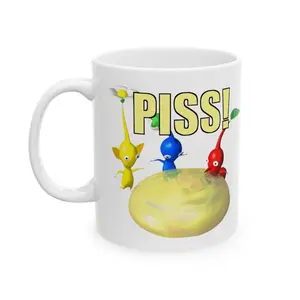 Pikmin PISS Mug 11oz 15oz