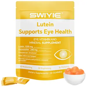 Swiyie Lutein & Zeaxanthin Gummies – Eye Health Supplement with Astaxanthin, Vitamin A C E – Blue Light Defense, Vision Support, Berry Flavor –  Healthcare Dietary Fitness Edible，60 Gummies