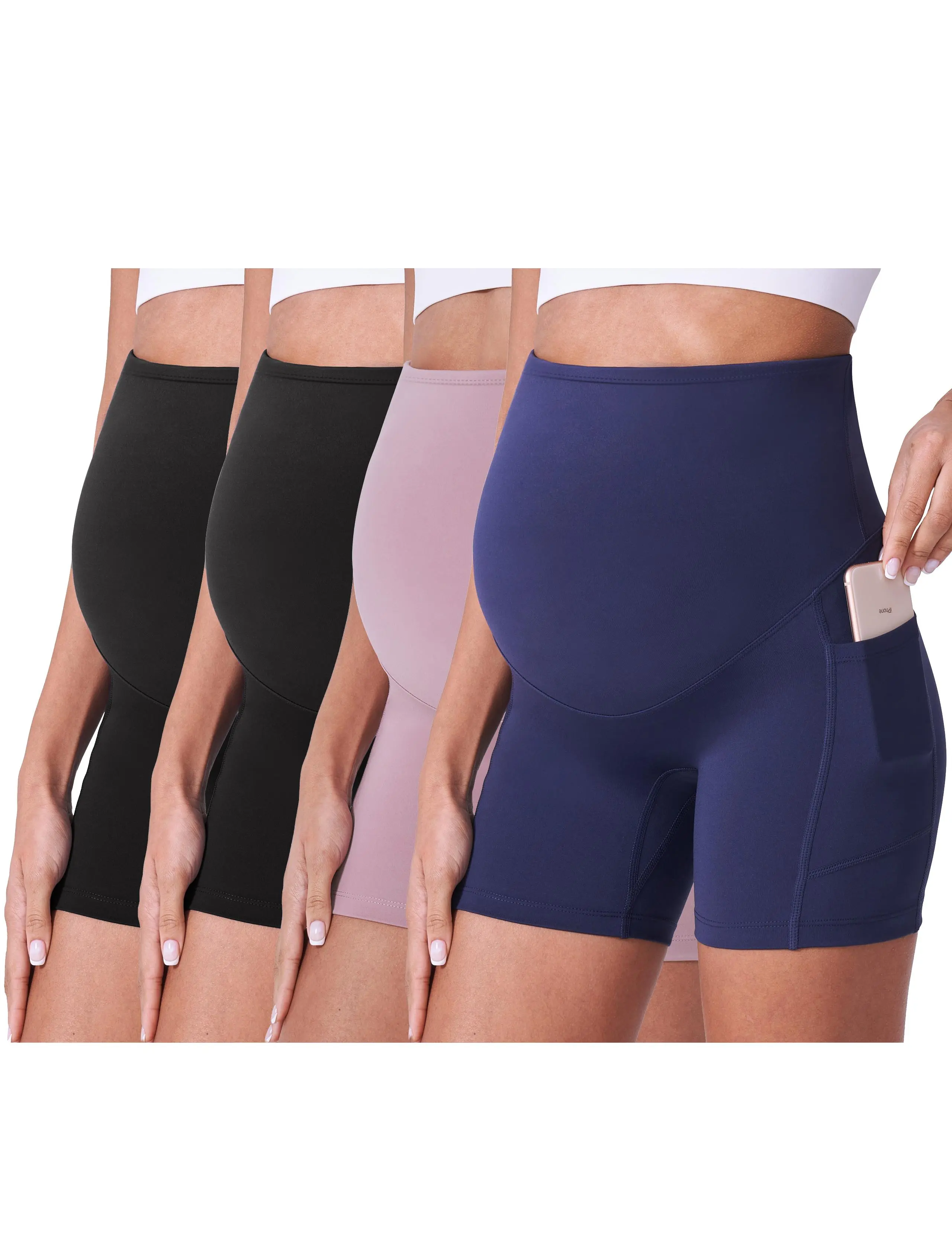 Black/Black/Pink/Navy Blue 5‘’